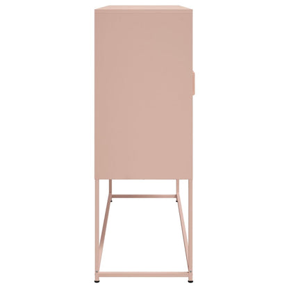 Skåp DIV. rosa 100,5x39x107 cm stål