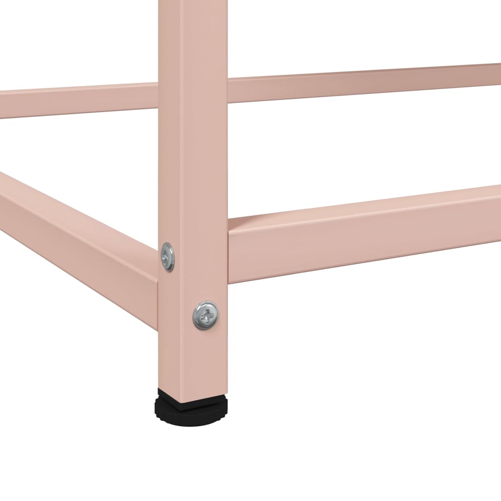 Skåp DIV. rosa 100,5x39x107 cm stål