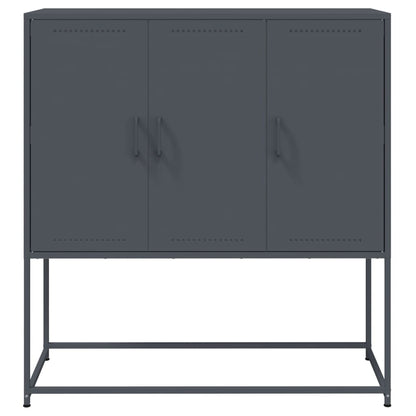 Skåp DIV. antracit 100,5x39x107 cm stål