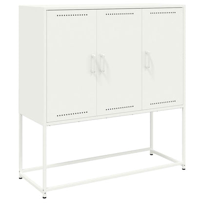 Skåp Vit 100,5x39x107 cm stål
