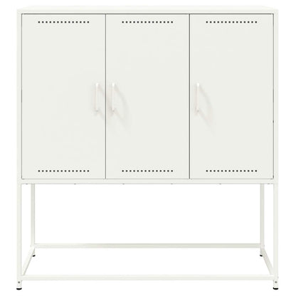Skåp Vit 100,5x39x107 cm stål