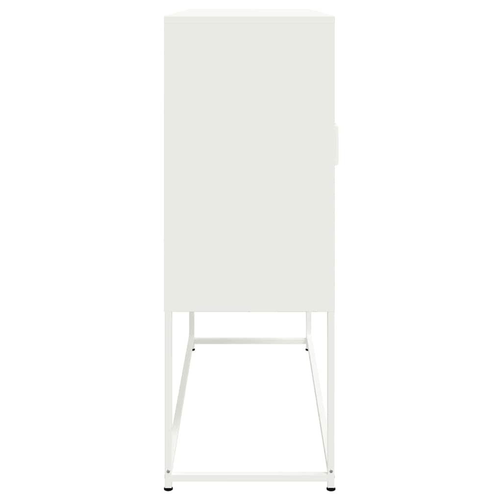 Skåp Vit 100,5x39x107 cm stål