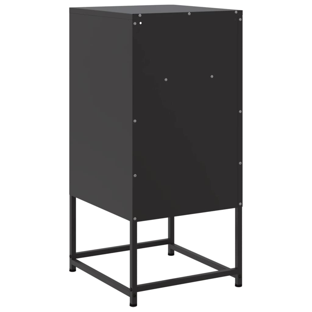 Sängbord Nattduksbord DIV. Svart 36x39x78 cm stål