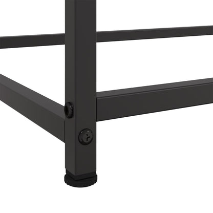 Skänk DIV. Svart 100,5x39x107 cm stål