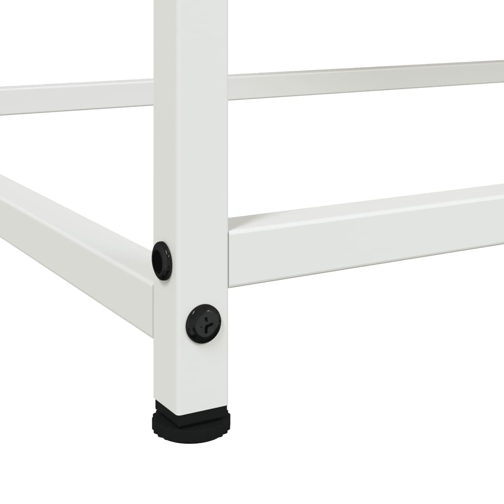 Skänk DIV. Vit 100,5x39x107 cm stål