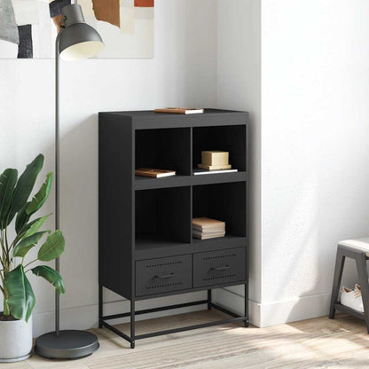 Skåp DIV. Svart 68x39x111,5 cm stål
