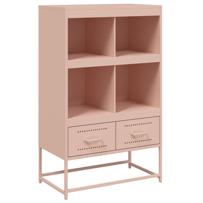 Skåp DIV. rosa 68x39x111,5 cm stål