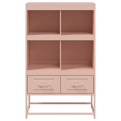 Skåp DIV. rosa 68x39x111,5 cm stål