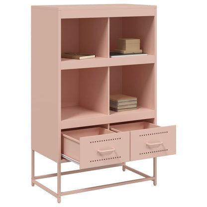 Skåp DIV. rosa 68x39x111,5 cm stål