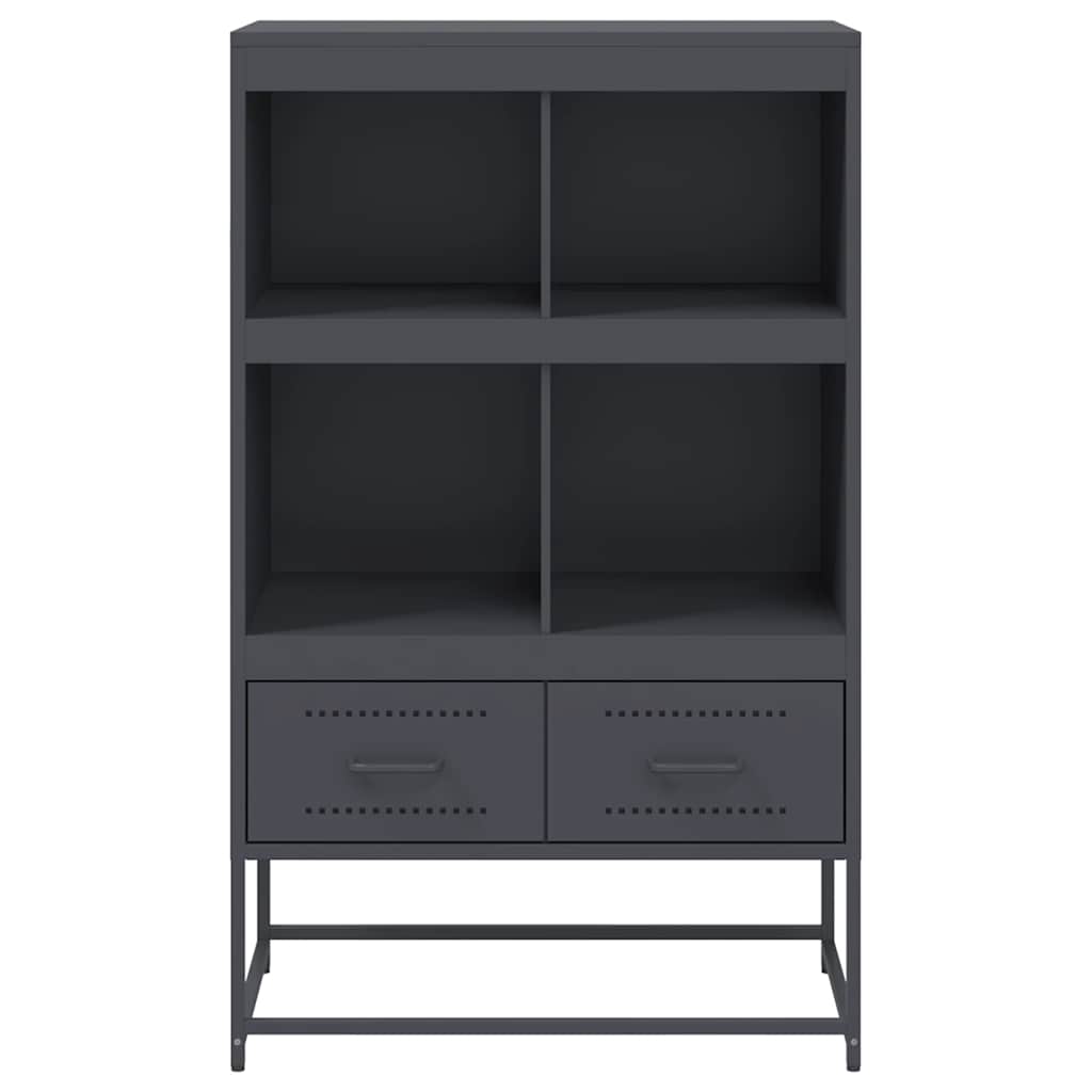 Skåp DIV. antracit 68x39x111,5 cm stål