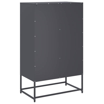 Skåp DIV. antracit 68x39x111,5 cm stål