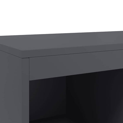 Skåp DIV. antracit 68x39x111,5 cm stål