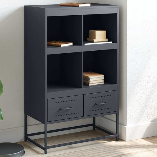 Skåp DIV. antracit 68x39x111,5 cm stål