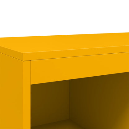 Skåp DIV. senapsgul 68x39x111,5 cm stål