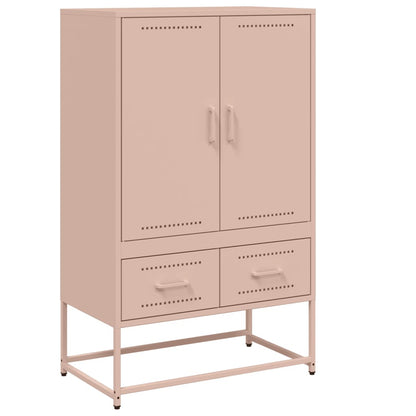 Skåp DIV. rosa 68x39x111,5 cm stål