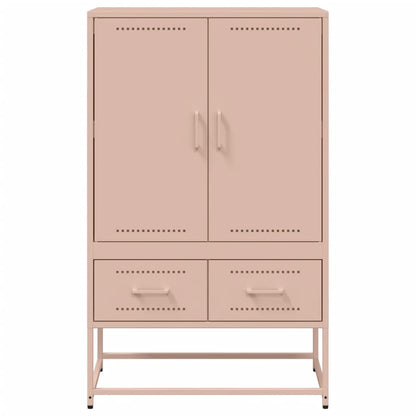 Skåp DIV. rosa 68x39x111,5 cm stål