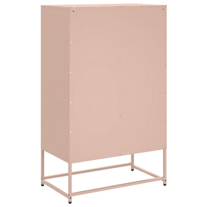 Skåp DIV. rosa 68x39x111,5 cm stål