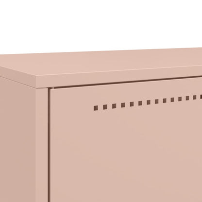Skåp DIV. rosa 68x39x111,5 cm stål