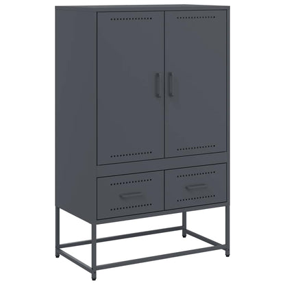 Skåp DIV. antracit 68x39x111,5 cm stål