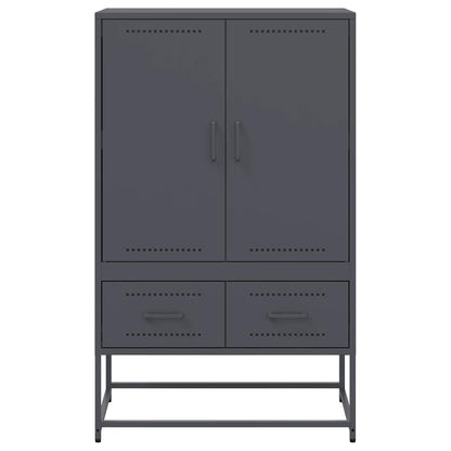 Skåp DIV. antracit 68x39x111,5 cm stål