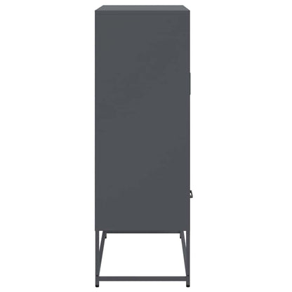 Skåp DIV. antracit 68x39x111,5 cm stål