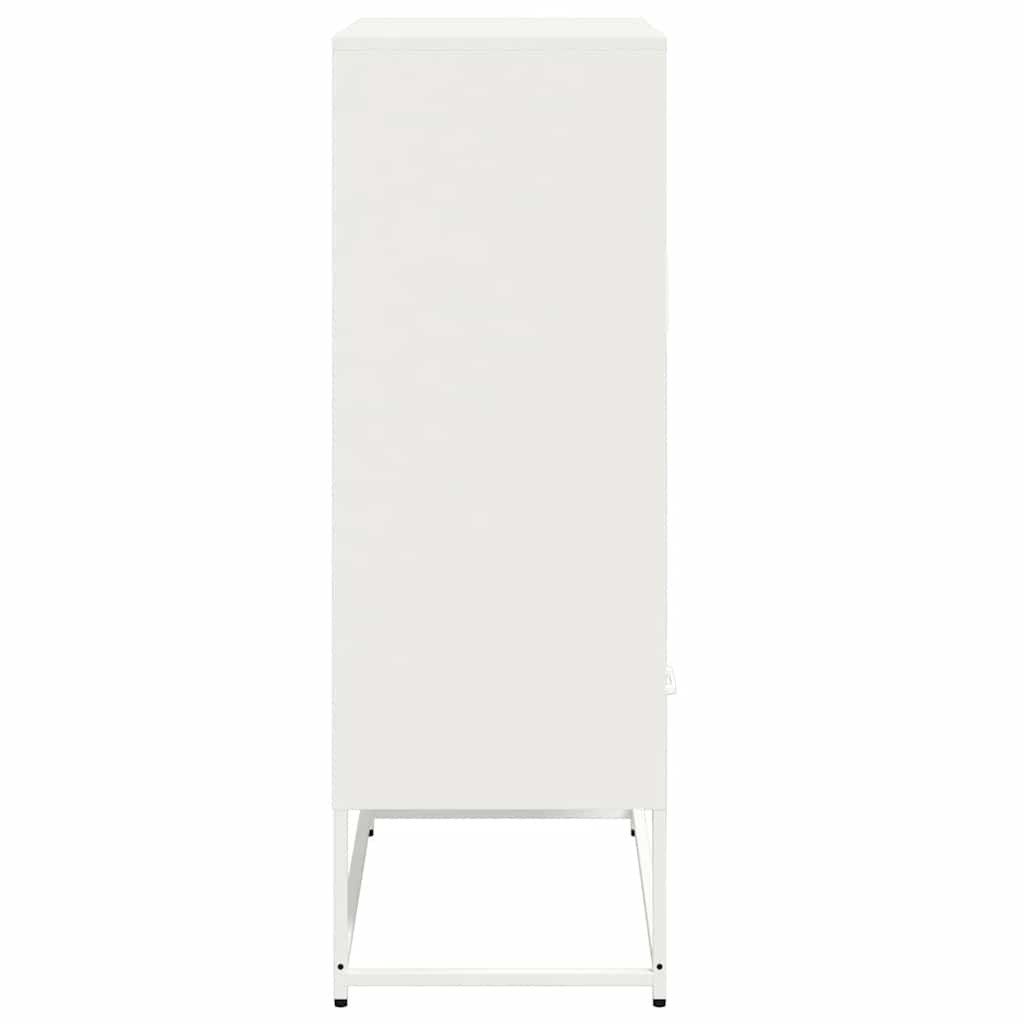 Skåp DIV. Vit 68x39x111,5 cm stål