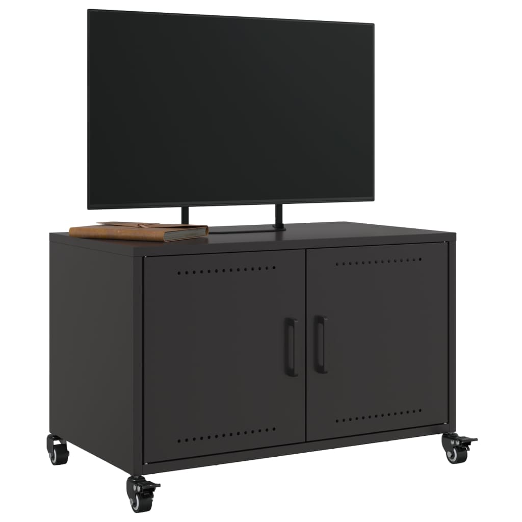 TV-Möbel DIV. TV-Bänk Svart 68x39x43,5 cm stål