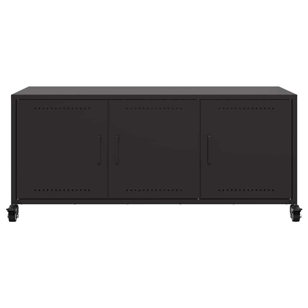 TV-Möbel DIV. TV-Bänk Svart 100,5x39x43,5 cm stål