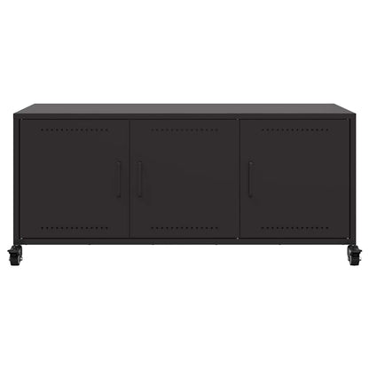 TV-Möbel DIV. TV-Bänk Svart 100,5x39x43,5 cm stål