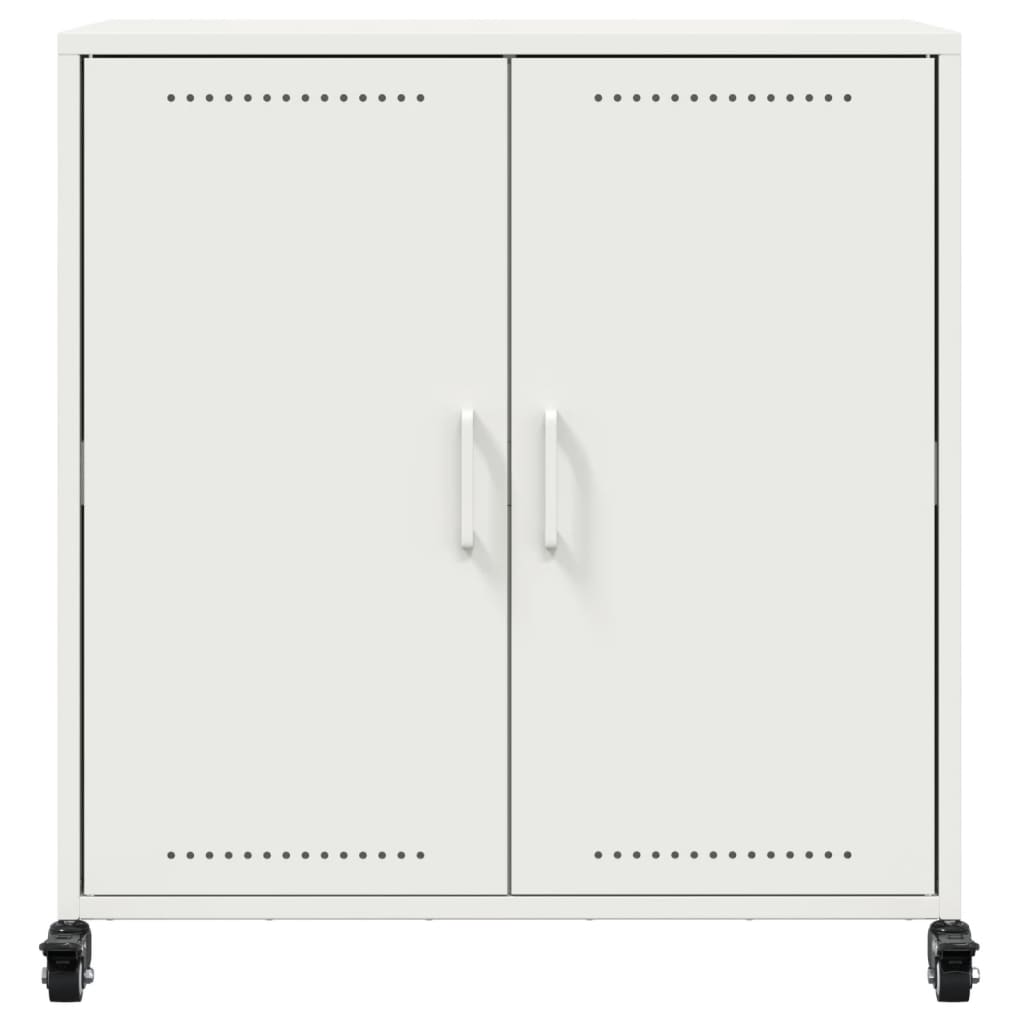 Skänk Vit 68x39x72 cm stål
