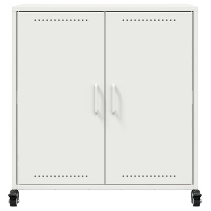 Skänk Vit 68x39x72 cm stål