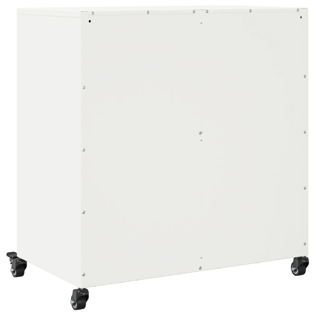 Skänk Vit 68x39x72 cm stål