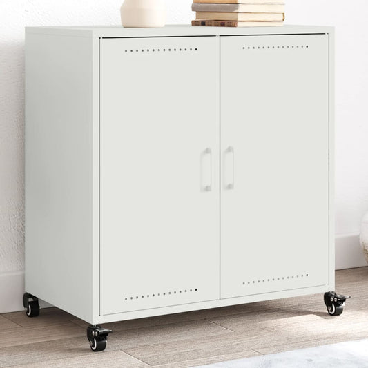 Skänk Vit 68x39x72 cm stål