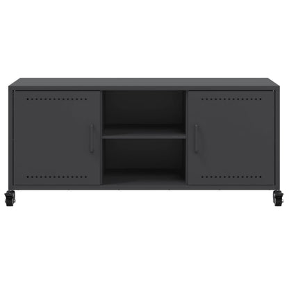 TV-Möbel DIV. TV-Bänk Svart 100,5x39x43,5 cm stål