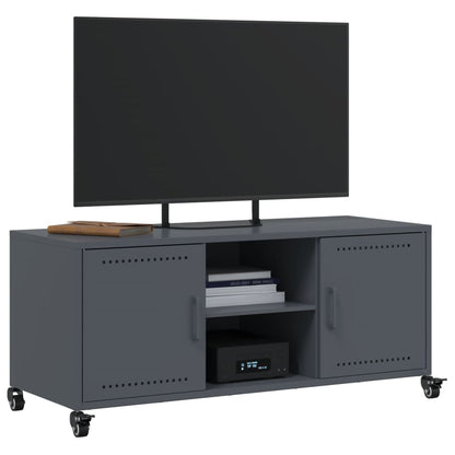 TV-Möbel DIV. TV-bänk antracit 100,5x39x43,5 cm stål