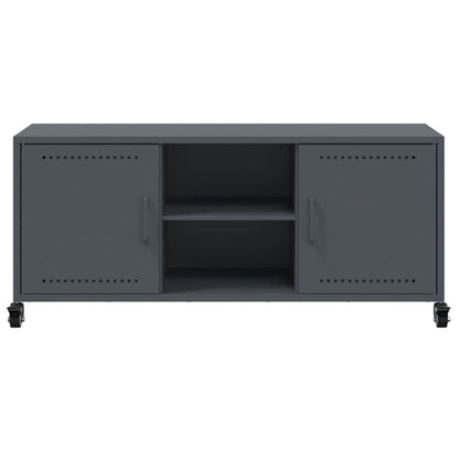 TV-Möbel DIV. TV-bänk antracit 100,5x39x43,5 cm stål