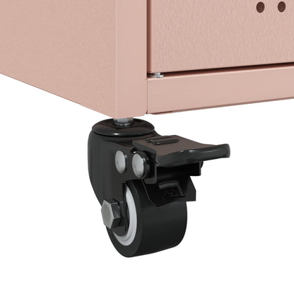 Skänk DIV. rosa 100,5x39x72 cm stål