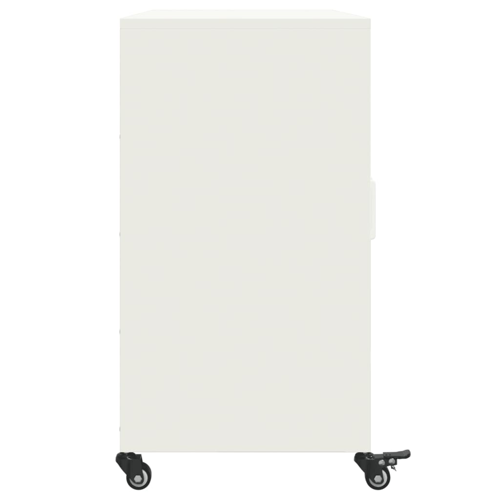 Skänk DIV. Vit 100,5x39x72 cm stål