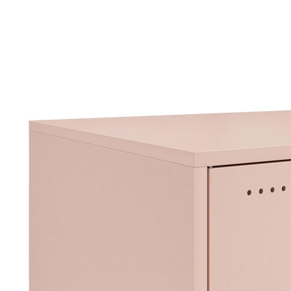 Soffbord DIV. rosa 68x50x43,5 cm stål