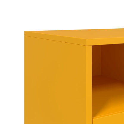 TV-Möbel DIV. TV-Bänk senapsgul 68x39x43,5 cm stål