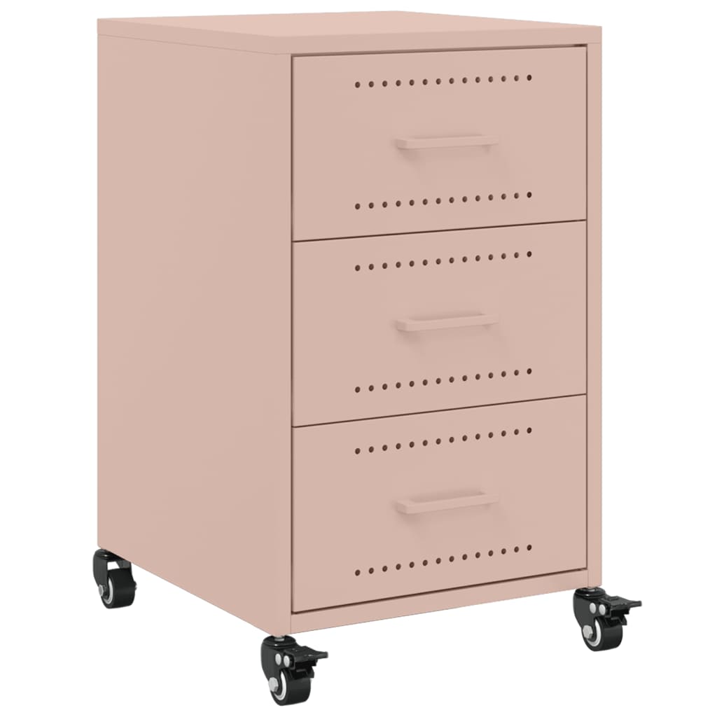 Sängbord Nattduksbord DIV. rosa 36x39x59 cm stål