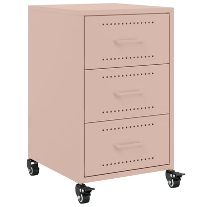 Sängbord Nattduksbord DIV. rosa 36x39x59 cm stål