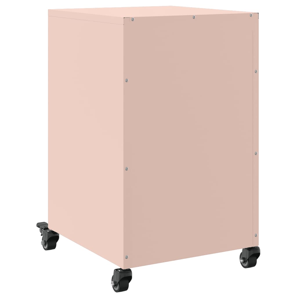 Sängbord Nattduksbord DIV. rosa 36x39x59 cm stål