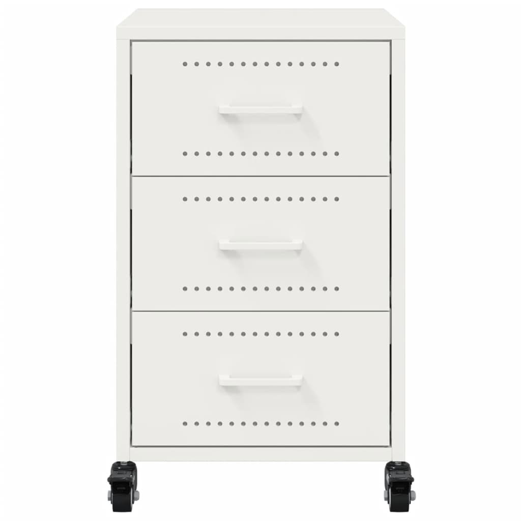 Sängbord Nattduksbord DIV. Vit 36x39x59 cm stål