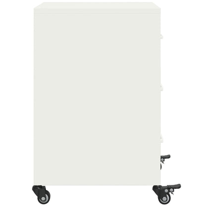 Sängbord Nattduksbord DIV. Vit 36x39x59 cm stål