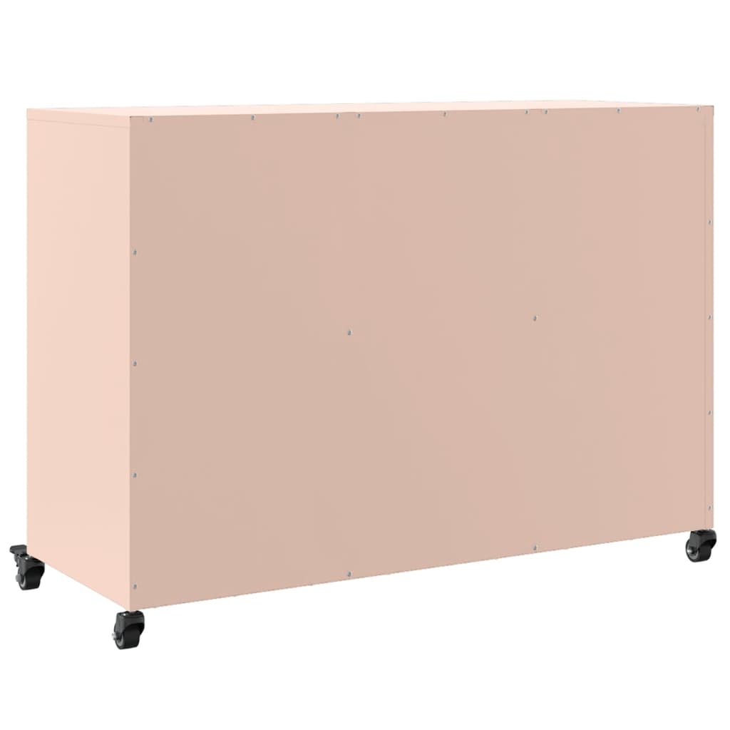 Skänk DIV. rosa 100,5x39x72 cm stål