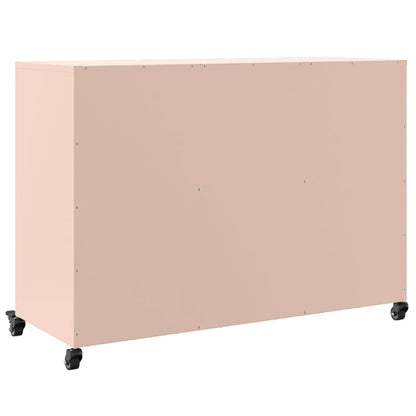 Skänk DIV. rosa 100,5x39x72 cm stål