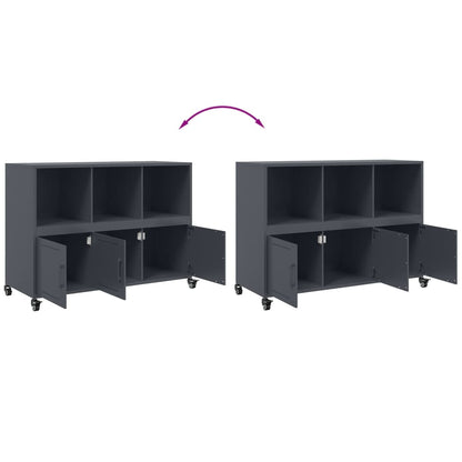 Skänk DIV. antracit 100,5x39x72 cm stål