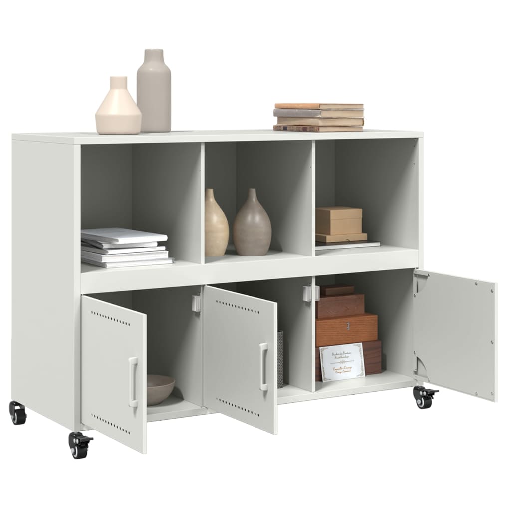 Skänk DIV. Vit 100,5x39x72 cm stål