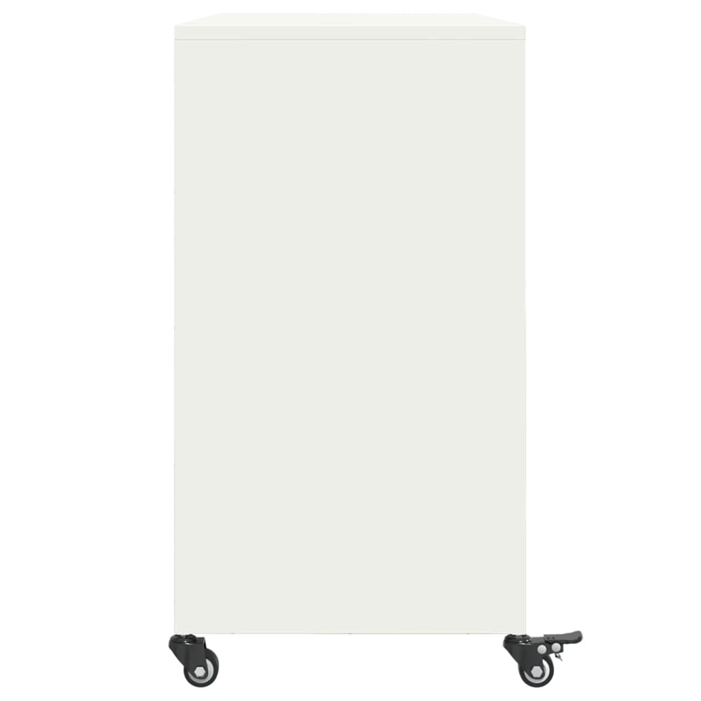 Skänk DIV. Vit 100,5x39x72 cm stål